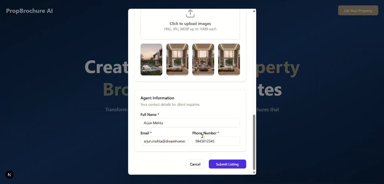 AI-Powered Brochure Generator